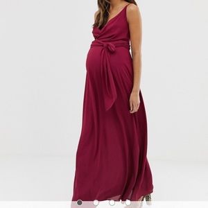 Maternity maxi dress